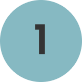 Blue circle with number one, related to resident feedback platform - Opiniion: Resident Insight that Drives Property Success