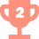 Second place trophy for resident choice awards in 2025 Property Winners - Opiniion: Resident Insight that Drives Property Success