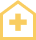 Yellow medical cross inside a house symbol on a dark background - Opiniion: Resident Insight that Drives Property Success