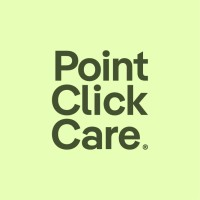 PointClickCare logo on a light green background - Opiniion: Resident Insight that Drives Property Success