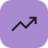 Icon representing a graph with an upward trend indicating AI visibility - Opiniion: Resident Insight that Drives Property Success