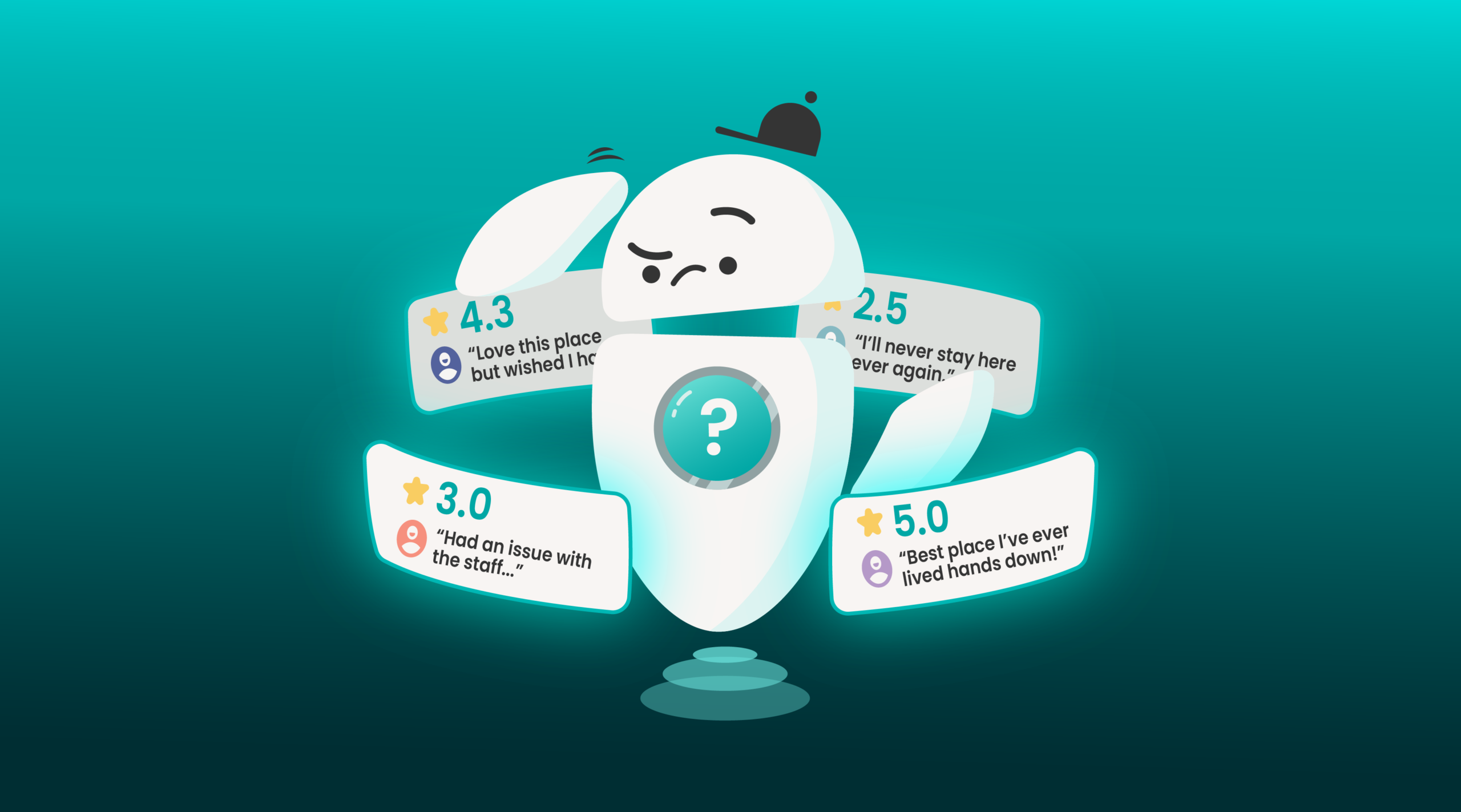 AI analyzing conflicting property reviews for SEO and GEO effectiveness - Opiniion: Resident Insight that Drives Property Success